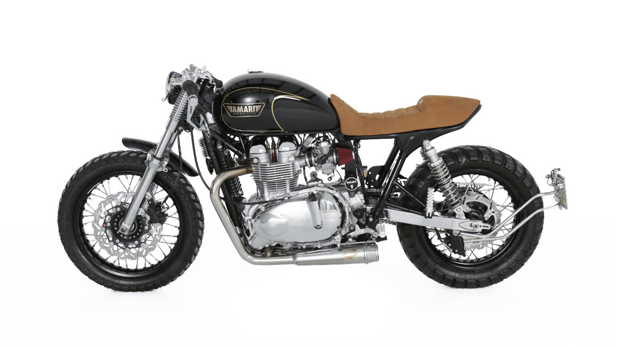 triumph bonneville t100 tracker tamarit veneno