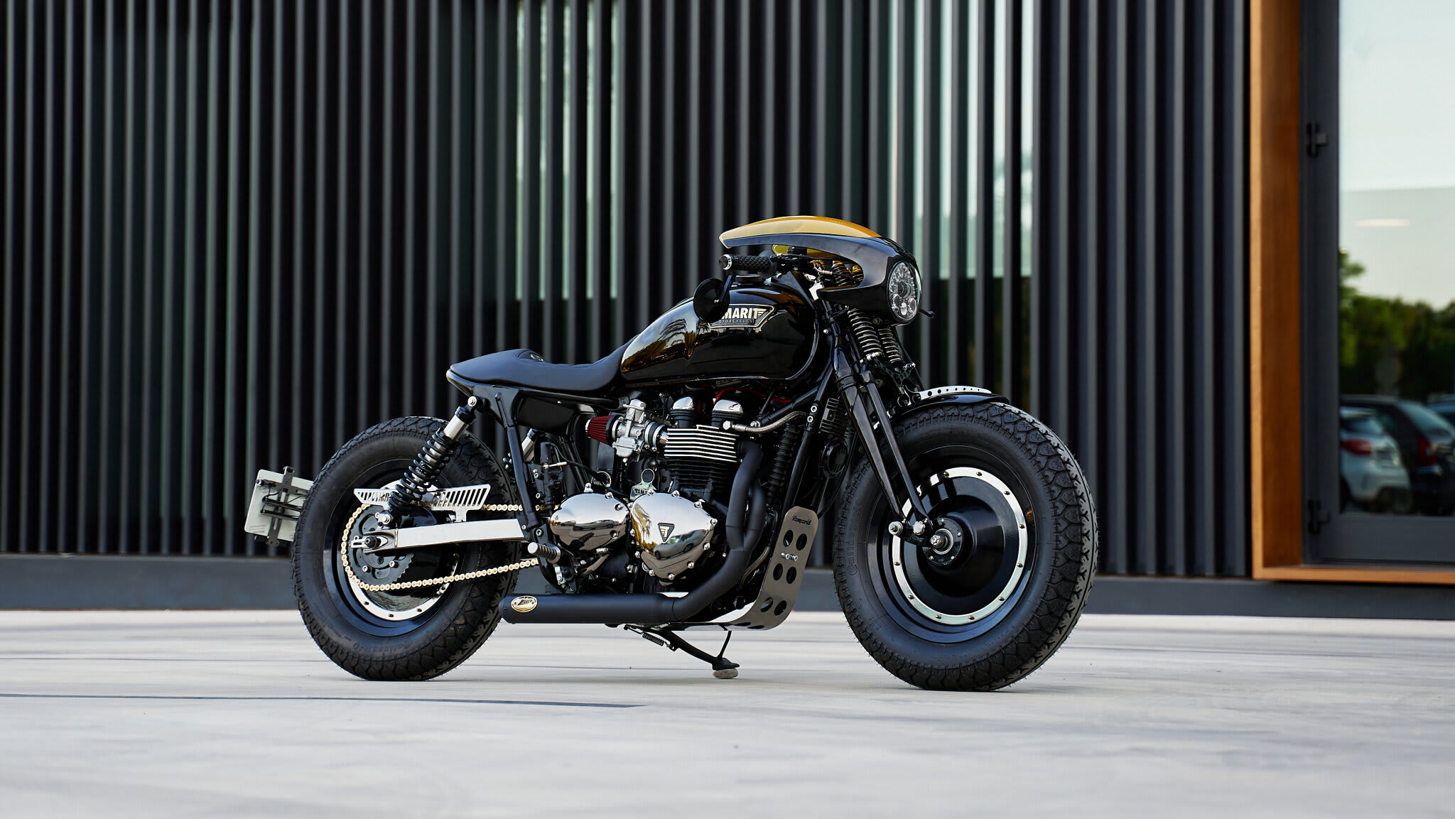 triumph bonneville t100 caferacer tamarit vaélica