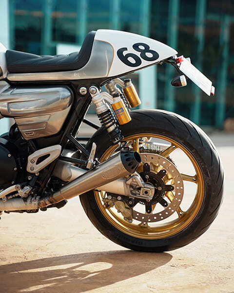 triumph speed twin cafe racer tamarit paris