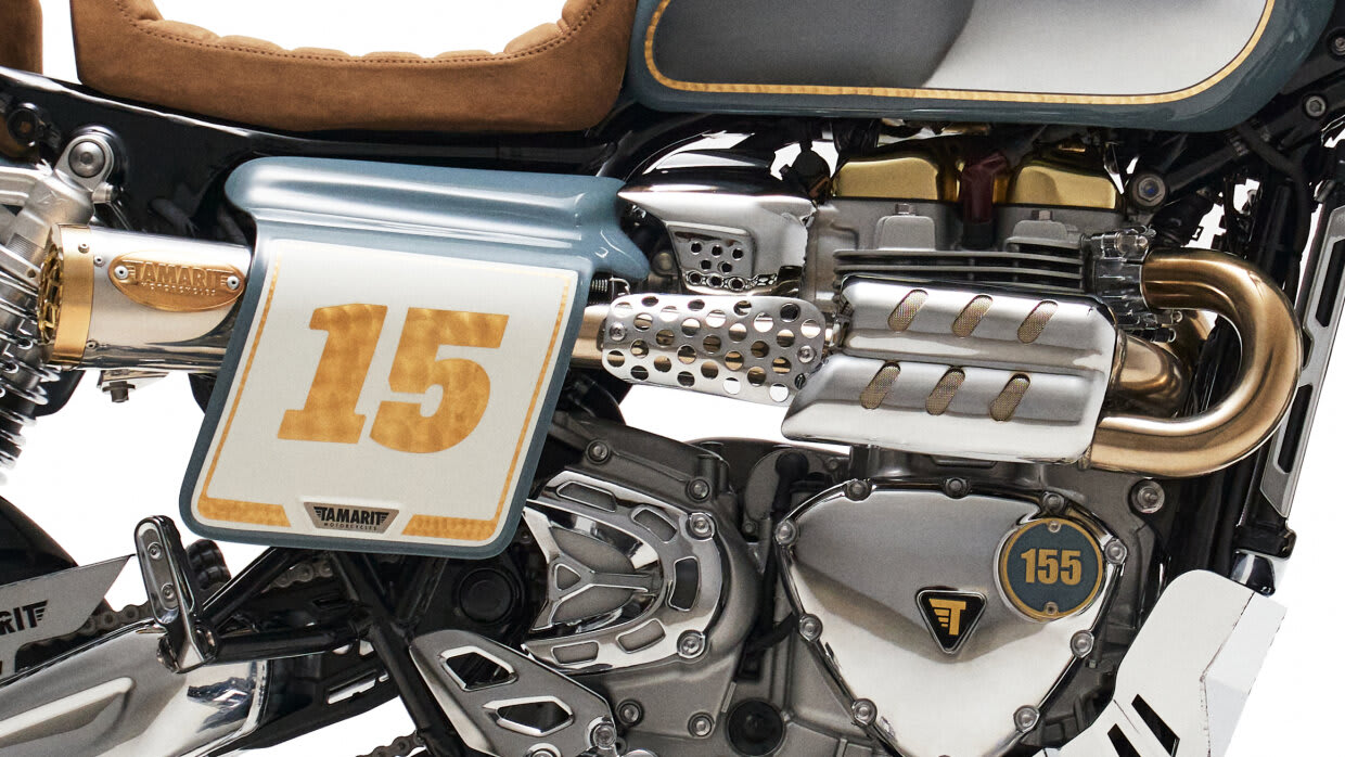 triumph thruxton 900 cafe racer tamarit thunderbird 1