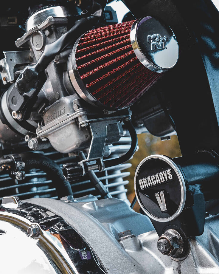triumph thruxton 900 cafe racer tamarit fiona