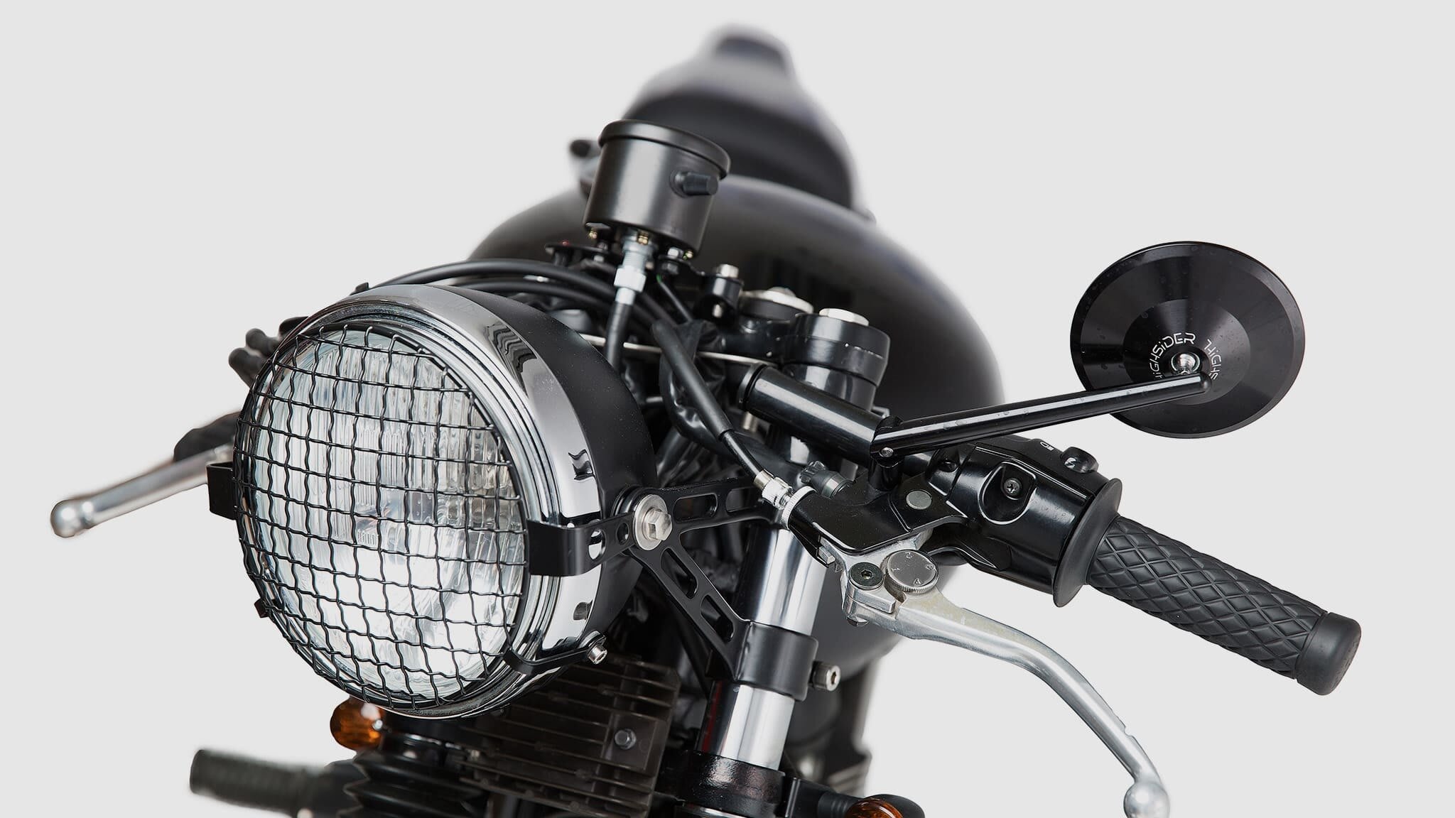 triumph bonneville t100 cafe racer tamarit eme black