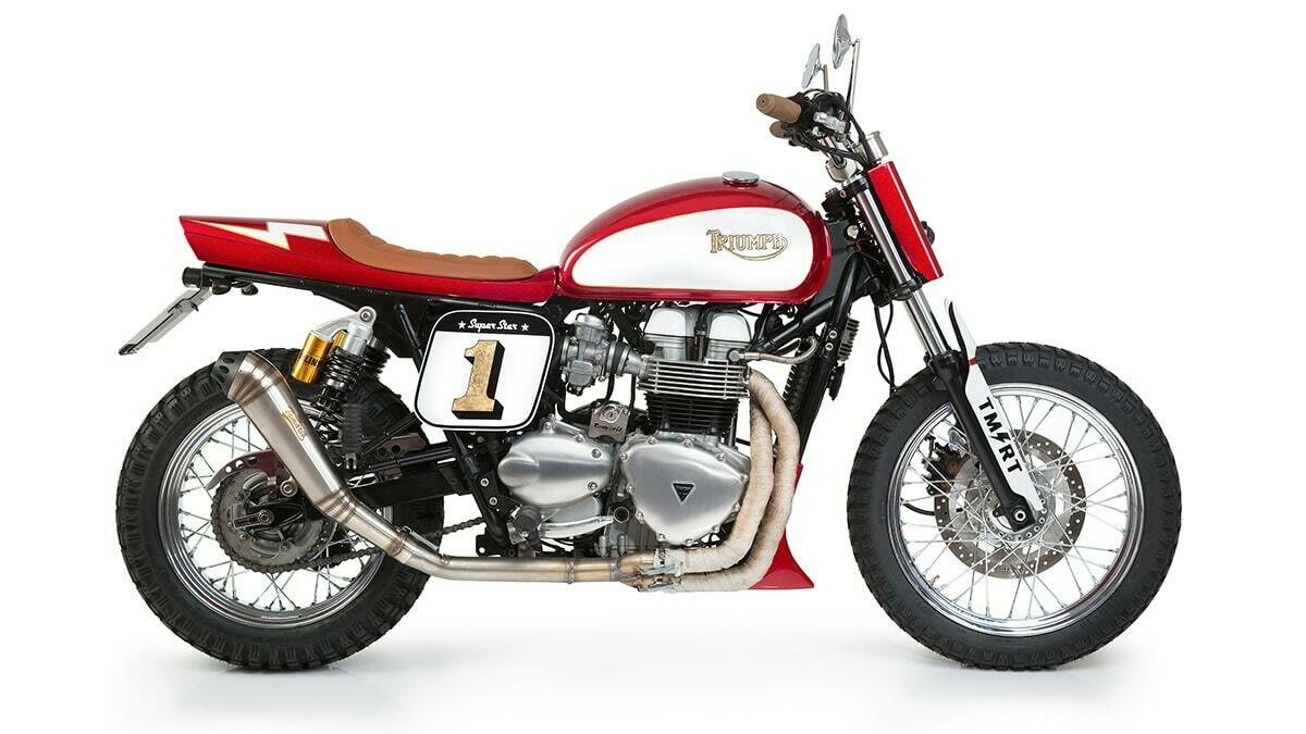 triumph bonneville t100 dirt track tamarit superstar
