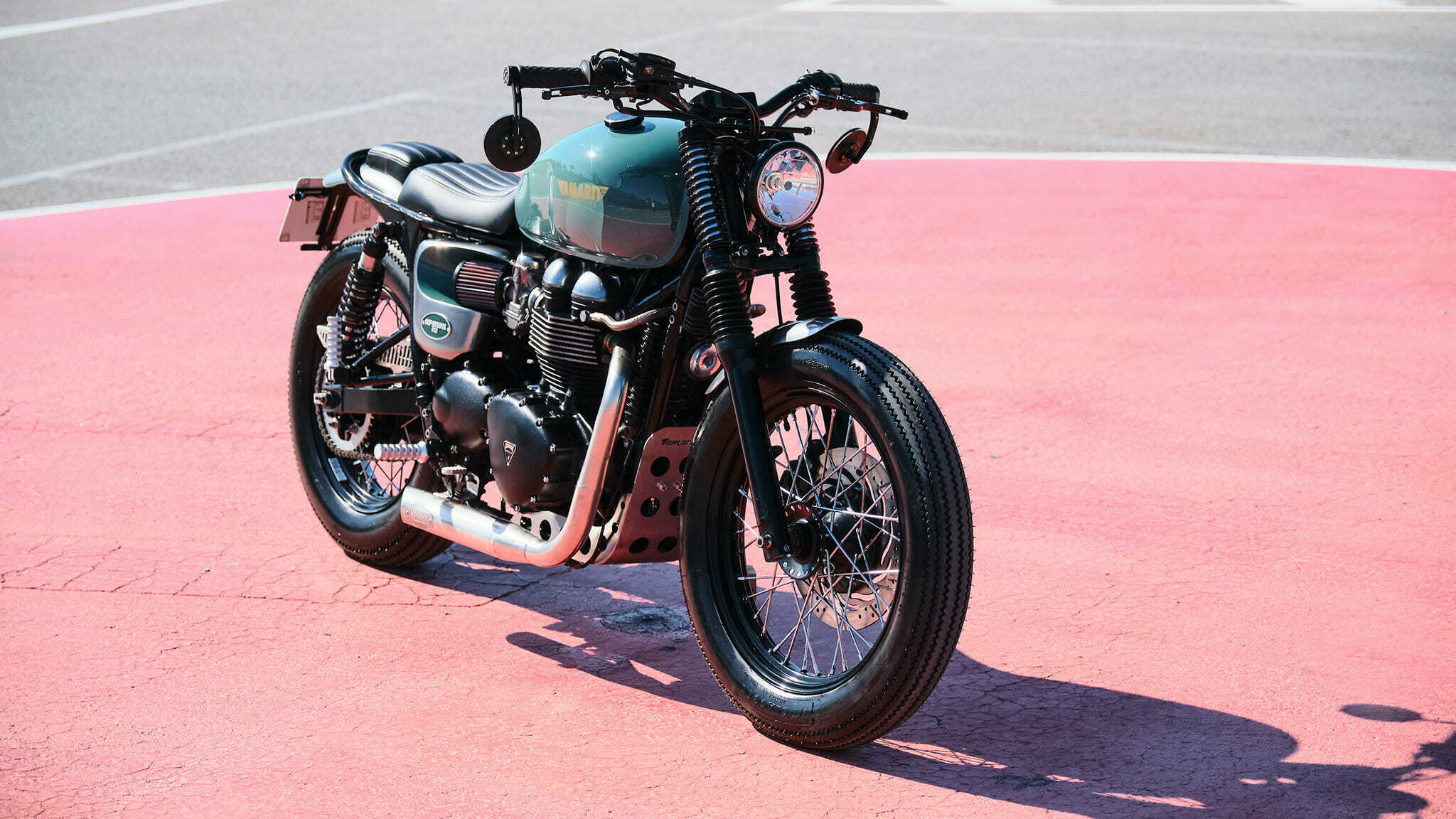 triumph bonneville t100 custom tamarit supernova