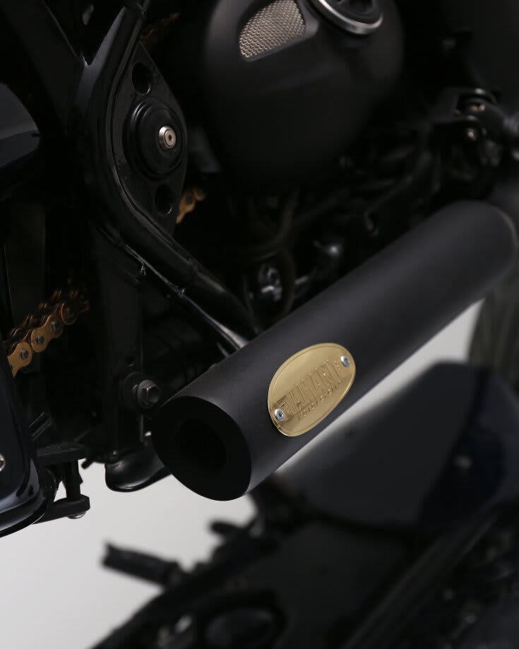 triumph thruxton 1200r cafe racer tamarit missile