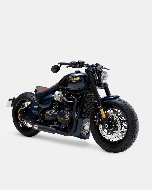 triumph bobber custom tamarit double r