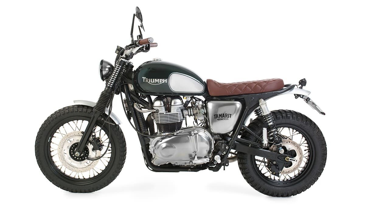 triumph bonneville t100 brat style tamarit barracuda