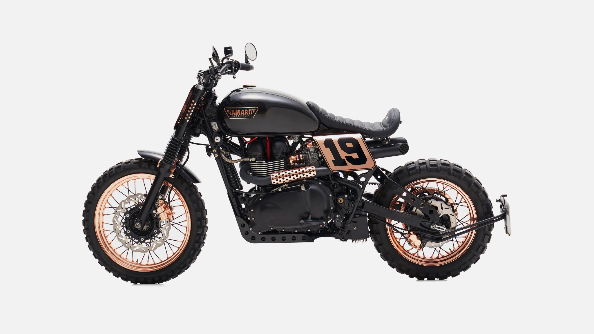 triumph thruxton 1200r cafe racer tamarit missile