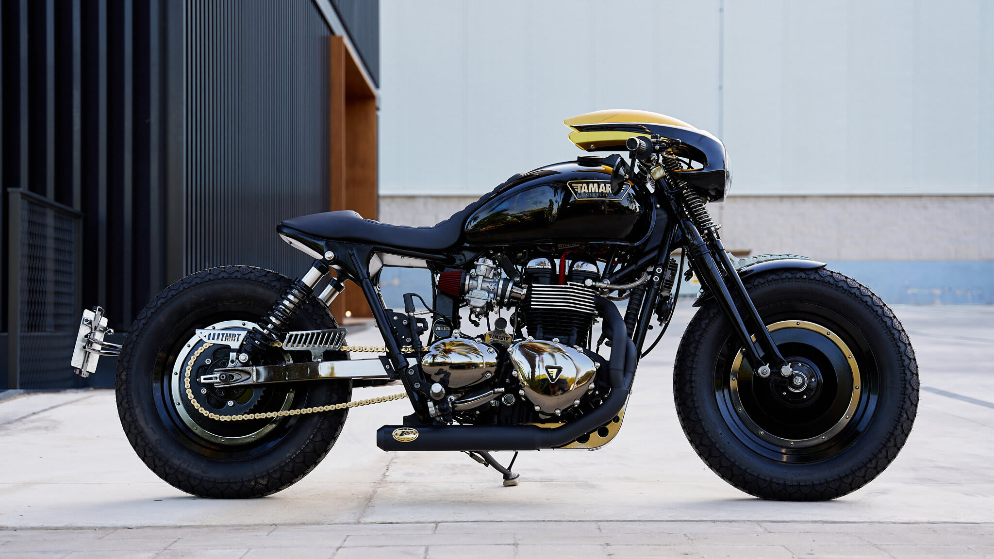 triumph bonneville t100 caferacer tamarit vaélica
