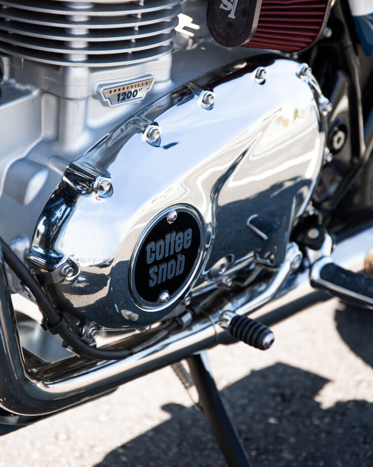 triumph bonneville t120 brat style tamarit coffee snob