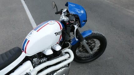 Triumph custom front fender | Tamarit Motorcycles