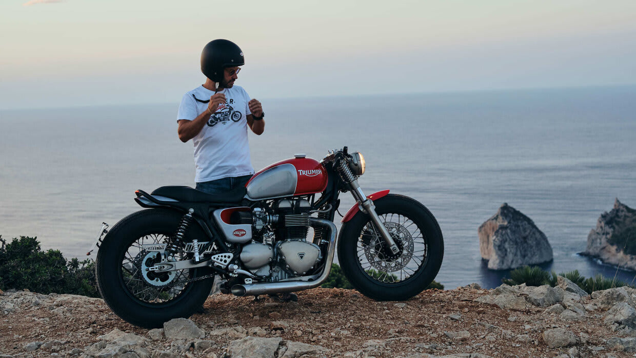triumph thruxton 900 custom tamarit stalker