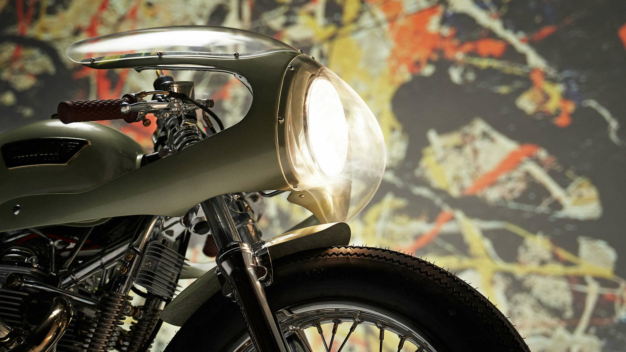 triumph thruxton 900 cafe racer jade