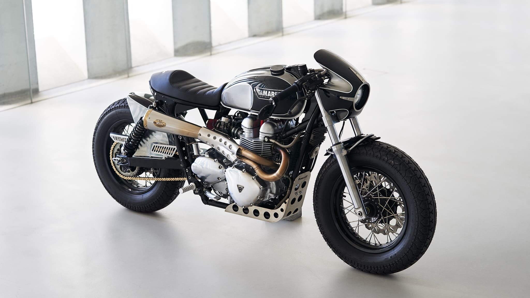 triumph bonneville t100 cafe racer tamarit gotham