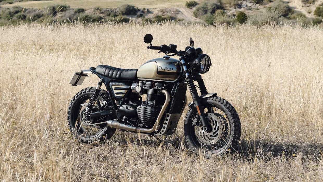 triumph bonneville t120 brat style tamarit bizarra