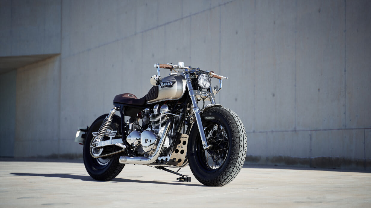triumph bonneville t100 brat style tamarit aileen