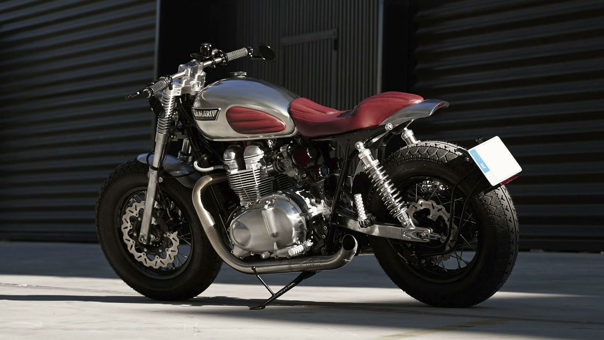 triumph bonneville t100 custom quarentine