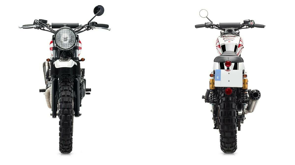 triumph bonneville t100 scrambler tamarit ronin