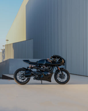 triumph thruxton 1200RS cafe racer tamarit 