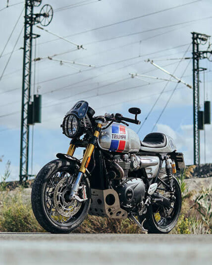Triumph Thruxton 1200 R custom front fender | TMRT Motorcycles