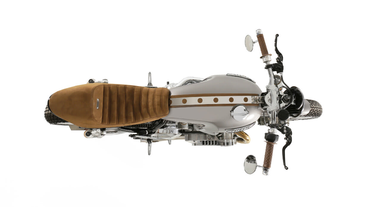 triumph thruxton 1200 cafe racer tamarit san jorge