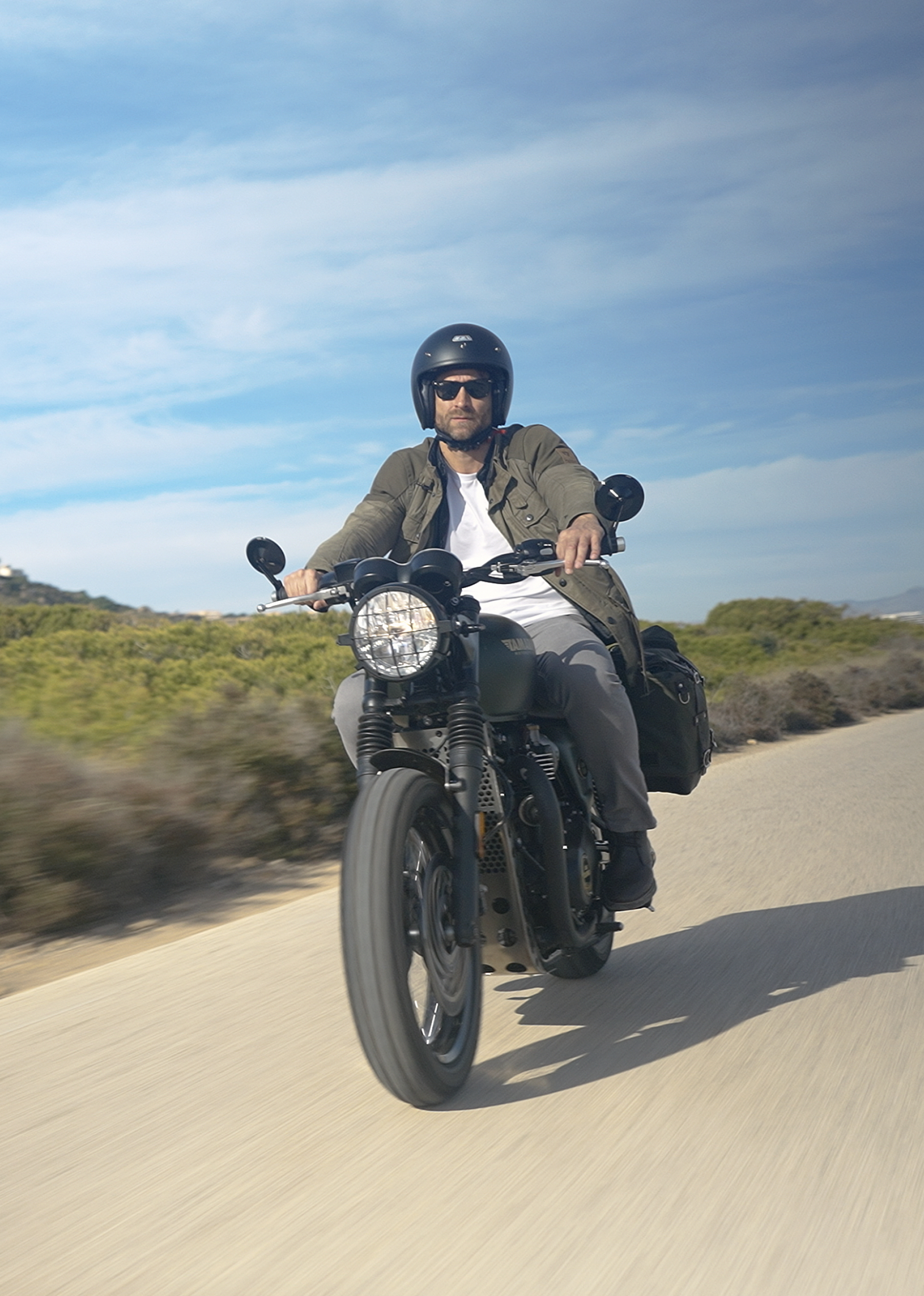 triumph speed twin cafe racer tamarit paris