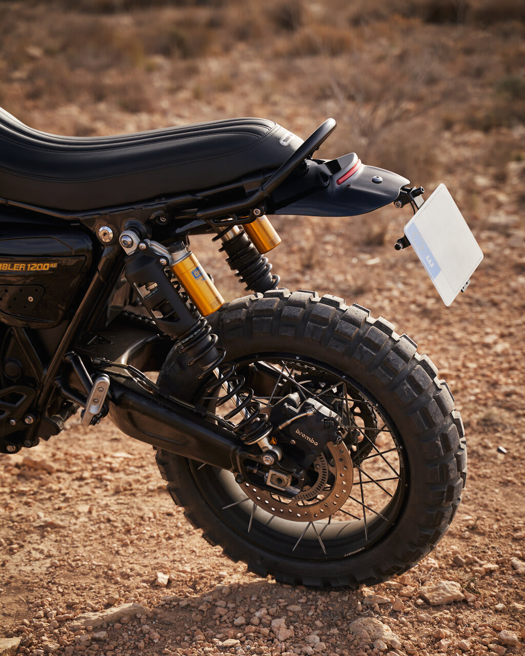 triumph scrambler 1200xe scrambler tamarit big bertha