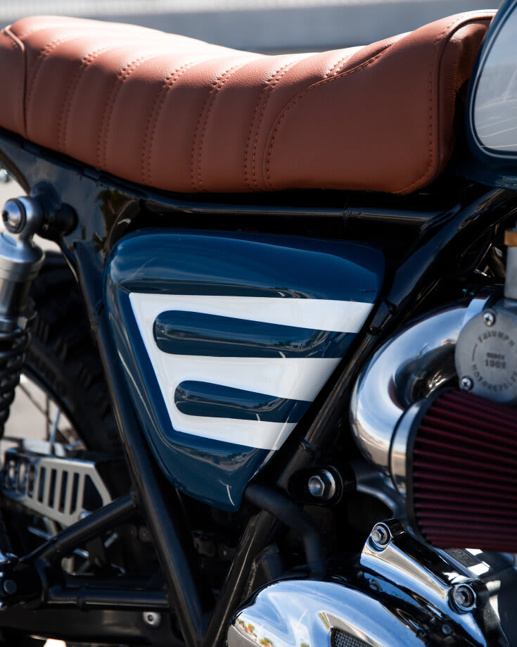 triumph bonneville t120 brat style tamarit coffee snob