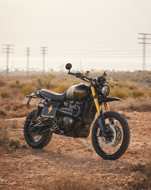 triumph scrambler 1200xe scrambler tamarit big bertha