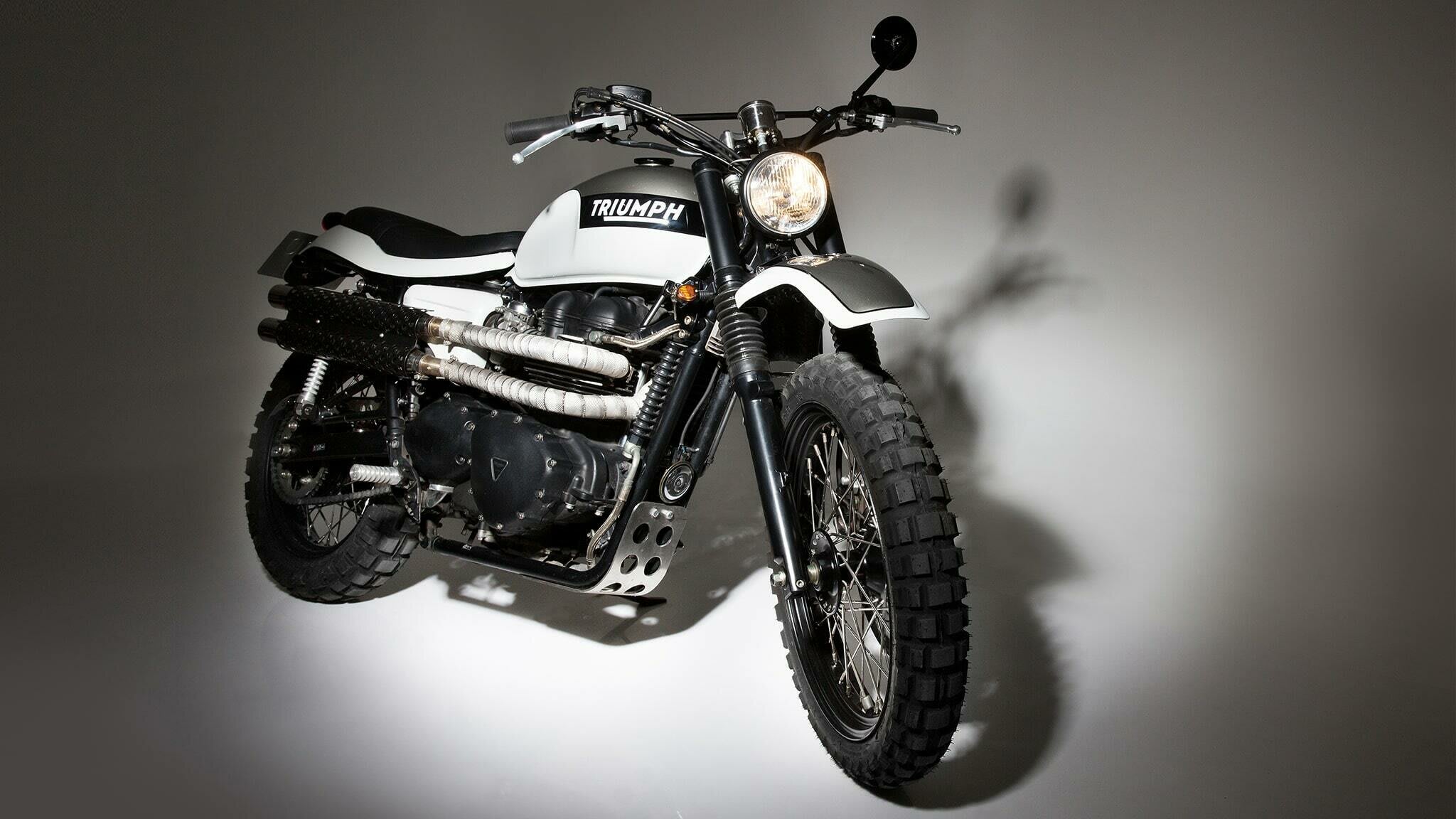 triumph bonneville t100 scrambler tamarit pegaso