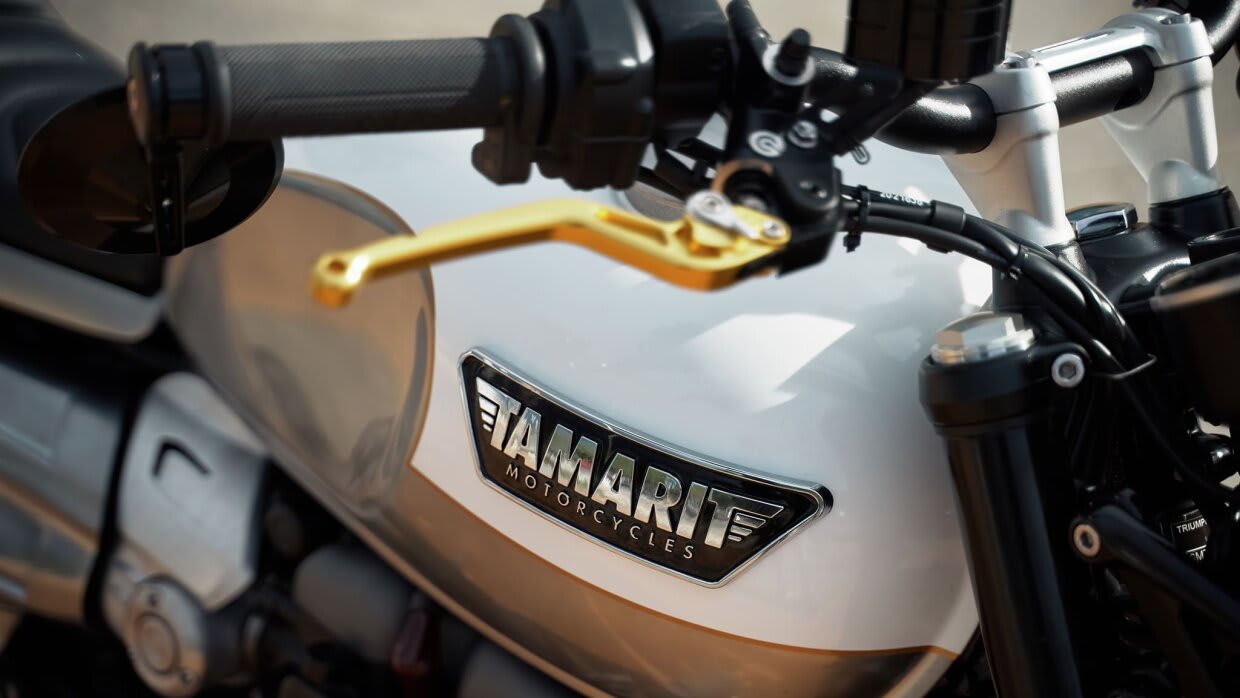 triumph speedtwin caferacer tamarit paris