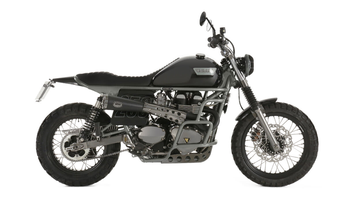 triumph bonneville t100 tracker tamarit veneno