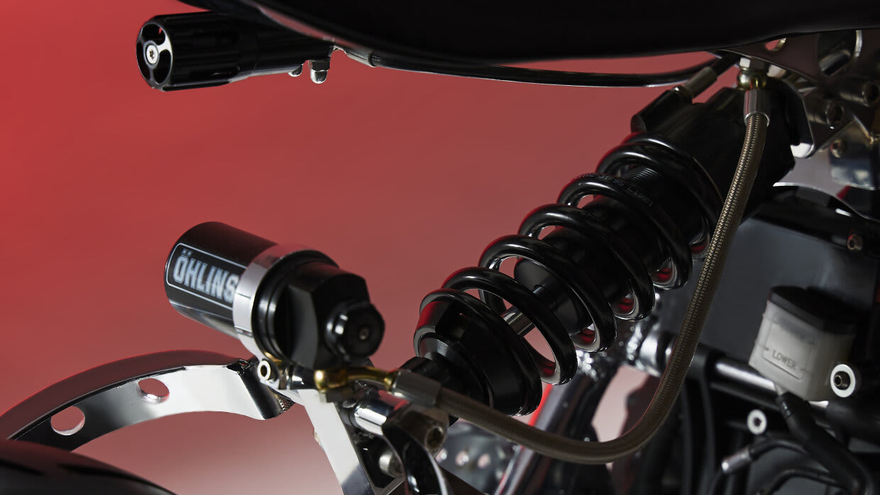 triumph thruxton 1200r cafe racer tamarit missile