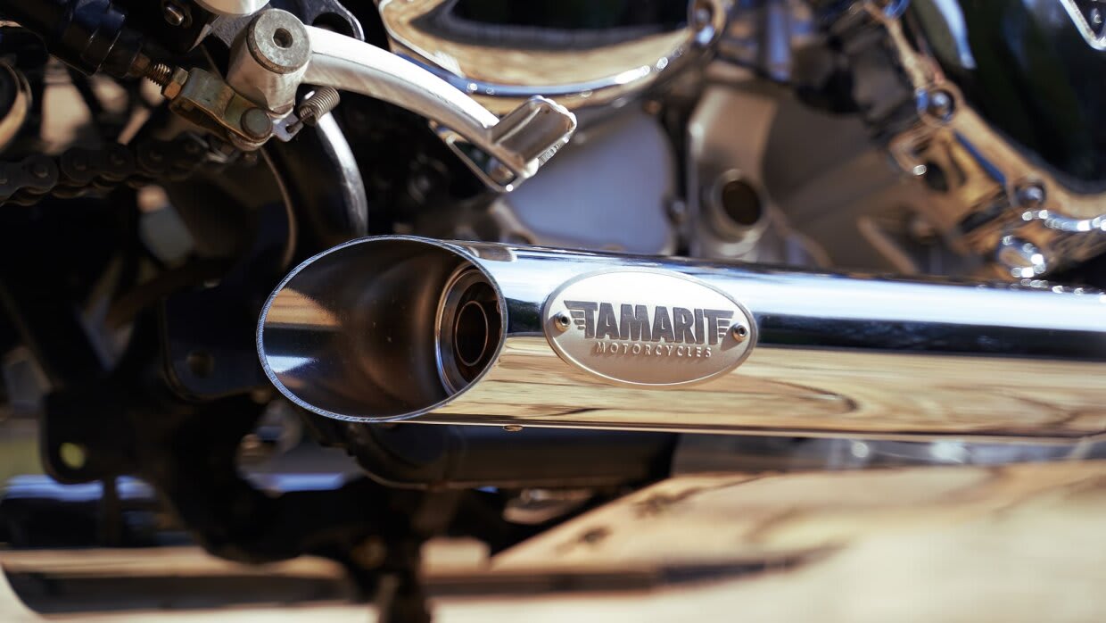 triumph thruxton 900 cafe racer tamarit rubrica