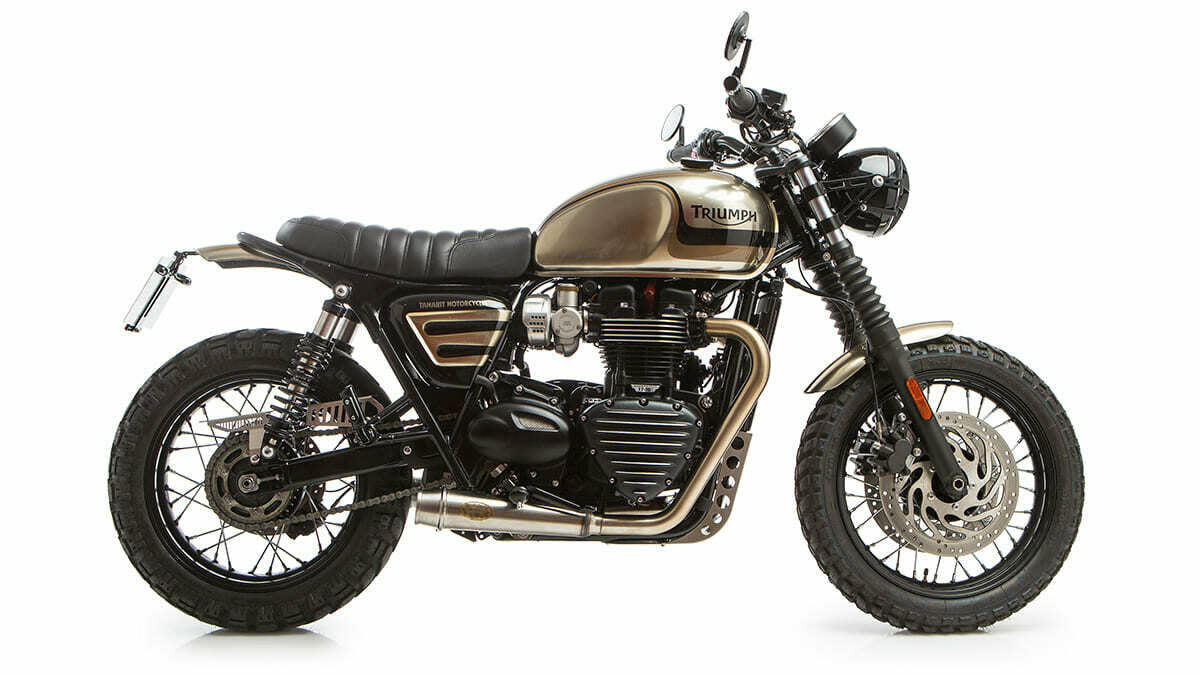 triumph bonneville t120 brat style tamarit bizarra