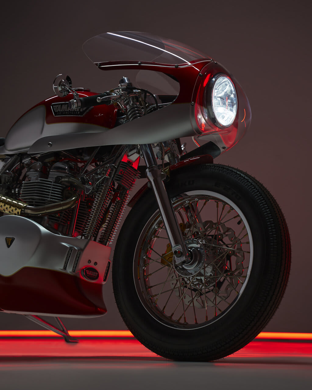 triumph thruxton 900 cafe racer tamarit thunderbird 1