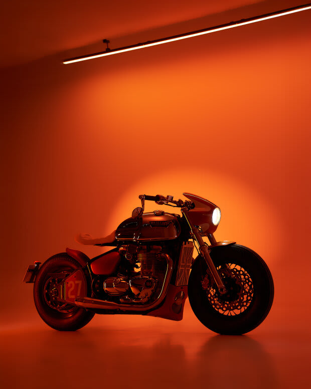 triumph bonneville t100 cafe racer tamarit black dragon