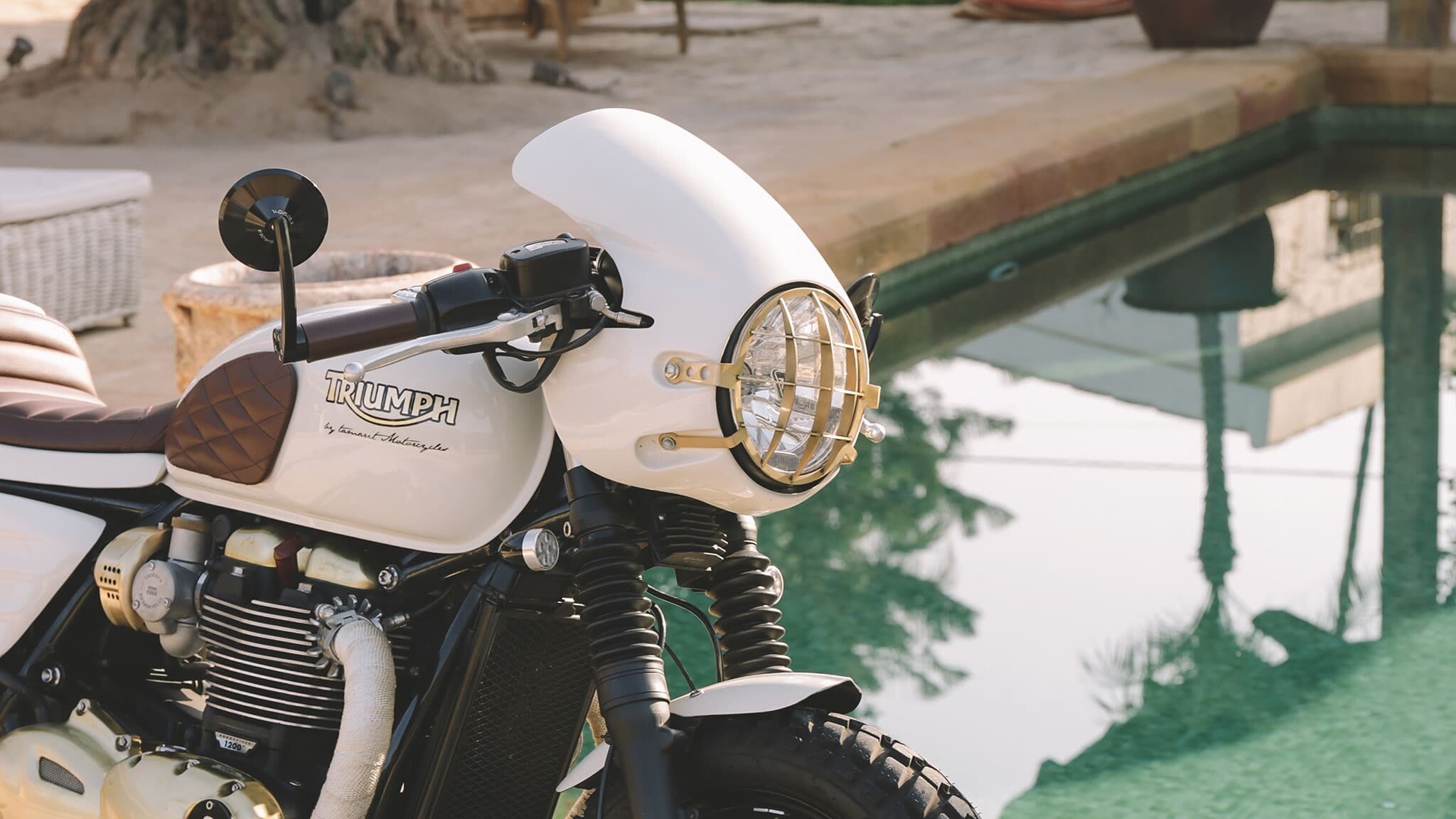triumph bonneville t120 cafe racer tamarit carlota