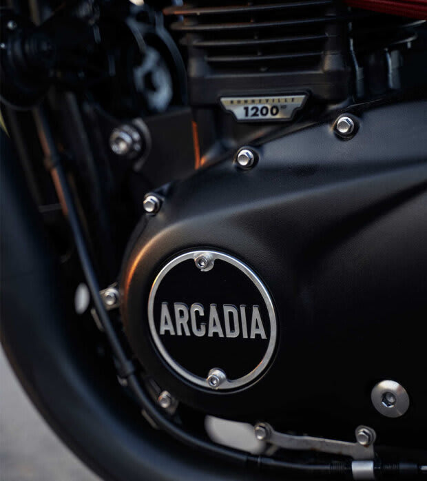 triumph thruxton 1200R cafe racer tamarit arcadia