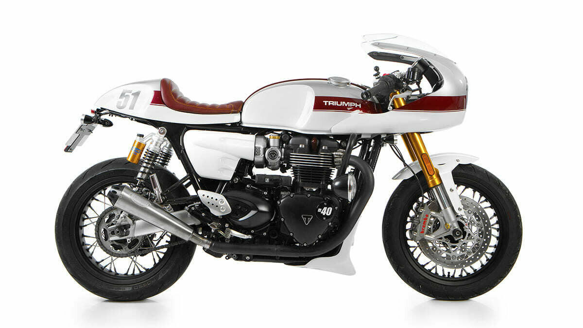 triumph thruxton 1200R cafe racer tamarit julina