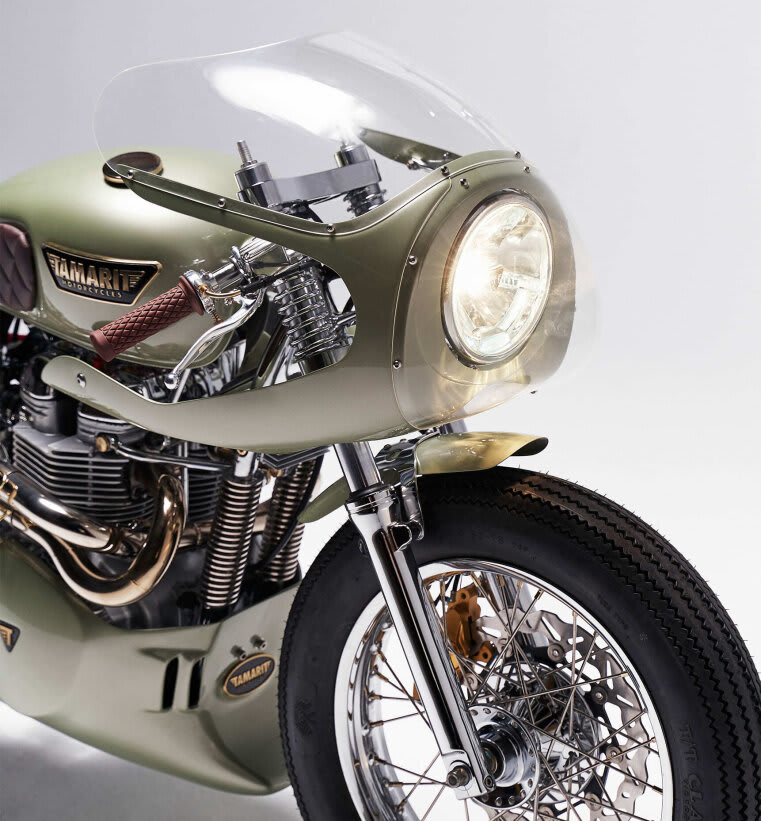 triumph thruxton 900 cafe racer jade