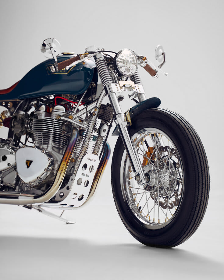 triumph bonneville t100 cafe racer tamarit monaco