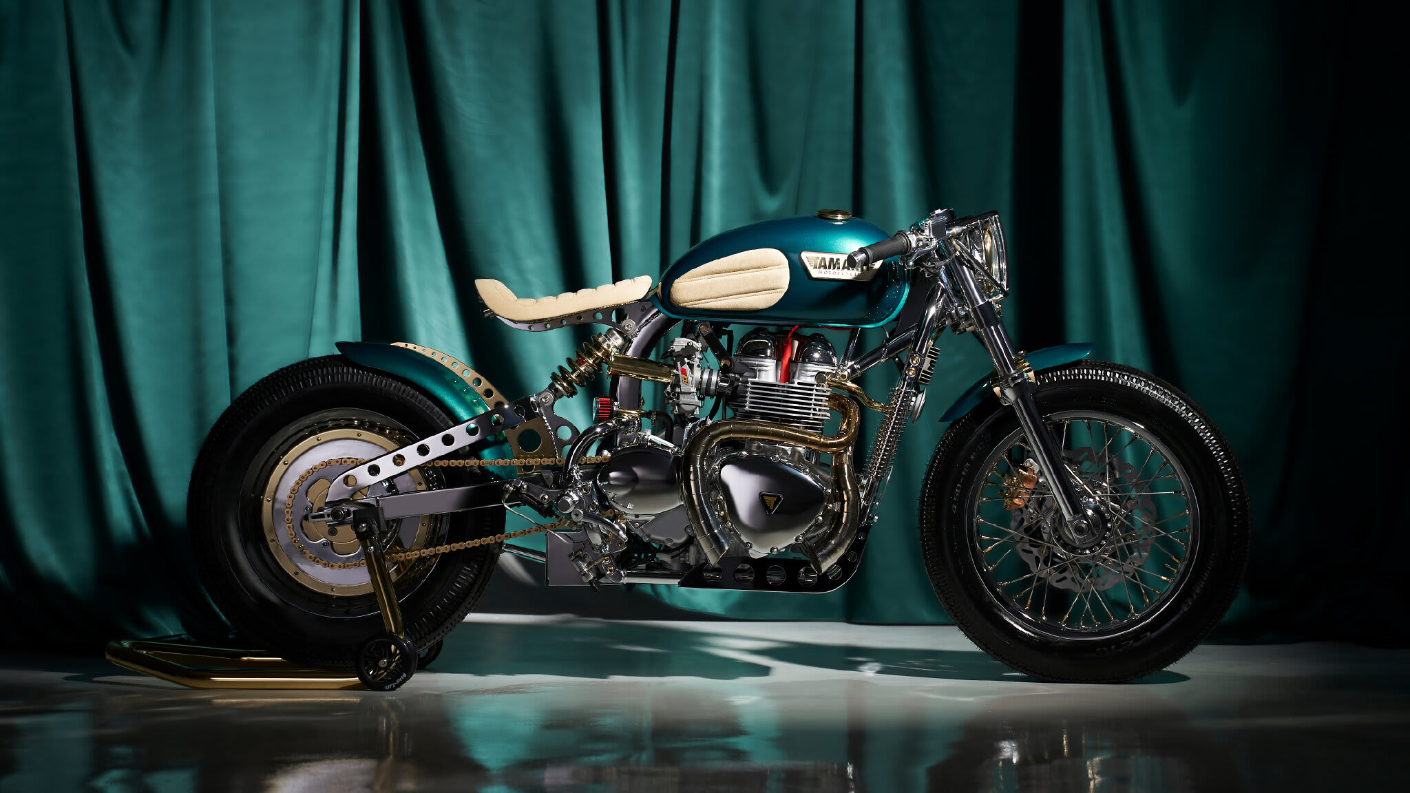 triumph bonneville t100 cafe racer tamarit circe