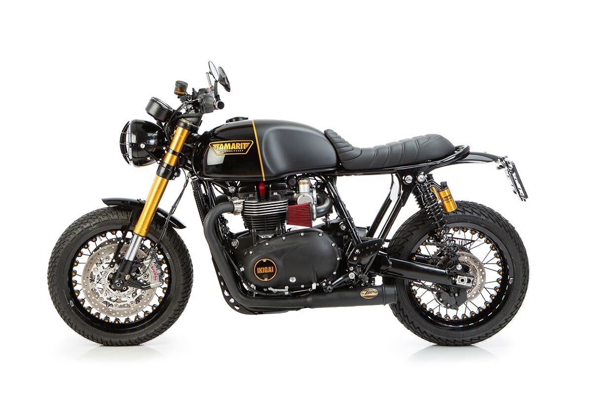triumph thruxton 1200 rs bratstyle tamarit ikigai