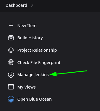 Manage Jenkins