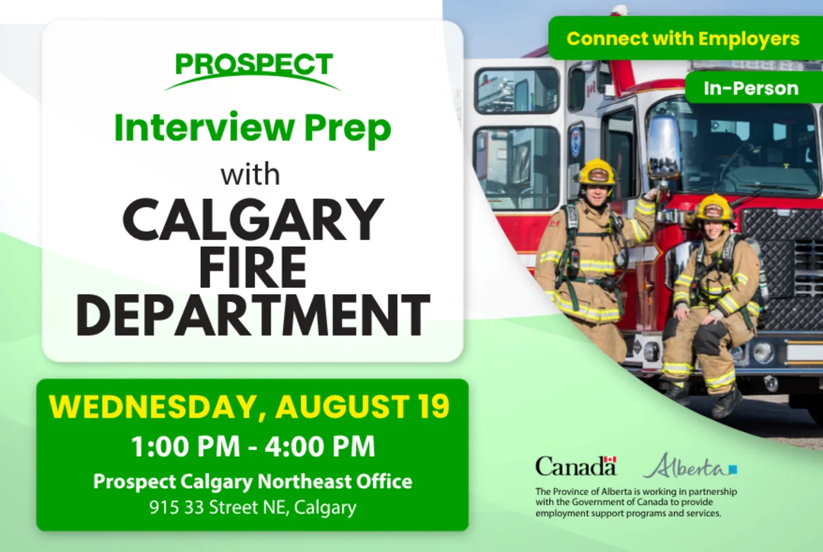 Interview Prep with the Calgary Fire Department - Aug 19