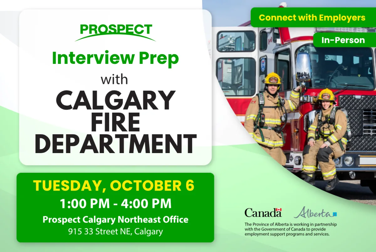 Interview Prep Workshop with the Calgary Fire Department