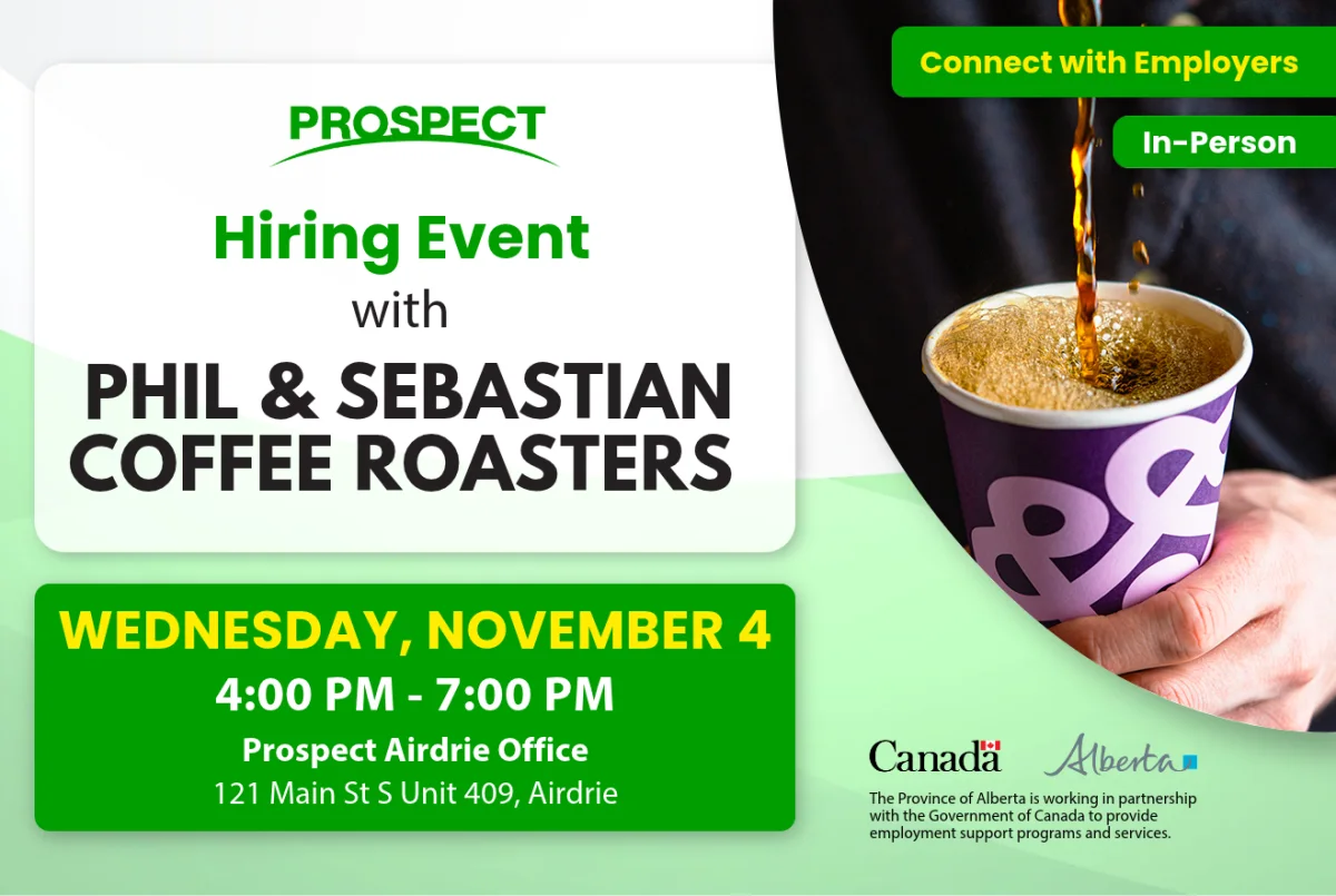 Hiring Event with Phil & Sebastian Coffee Roasters