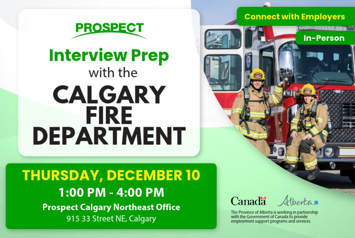 Interview Prep Workshop with the Calgary Fire Department