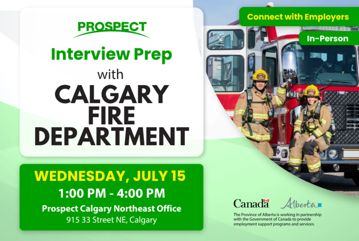 Interview Prep with the Calgary Fire Department - July 15